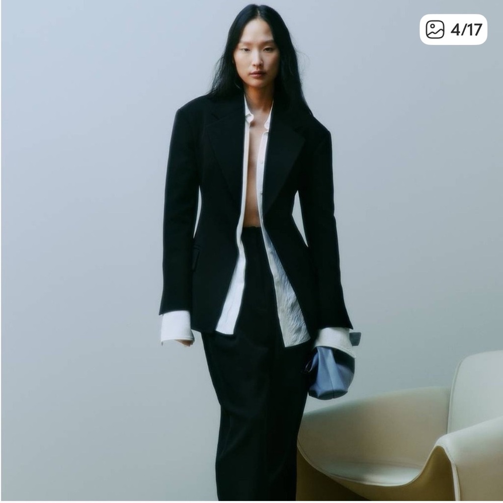 Proenza Schouler Black and Light Blue Clutch - Picture 9 of 13